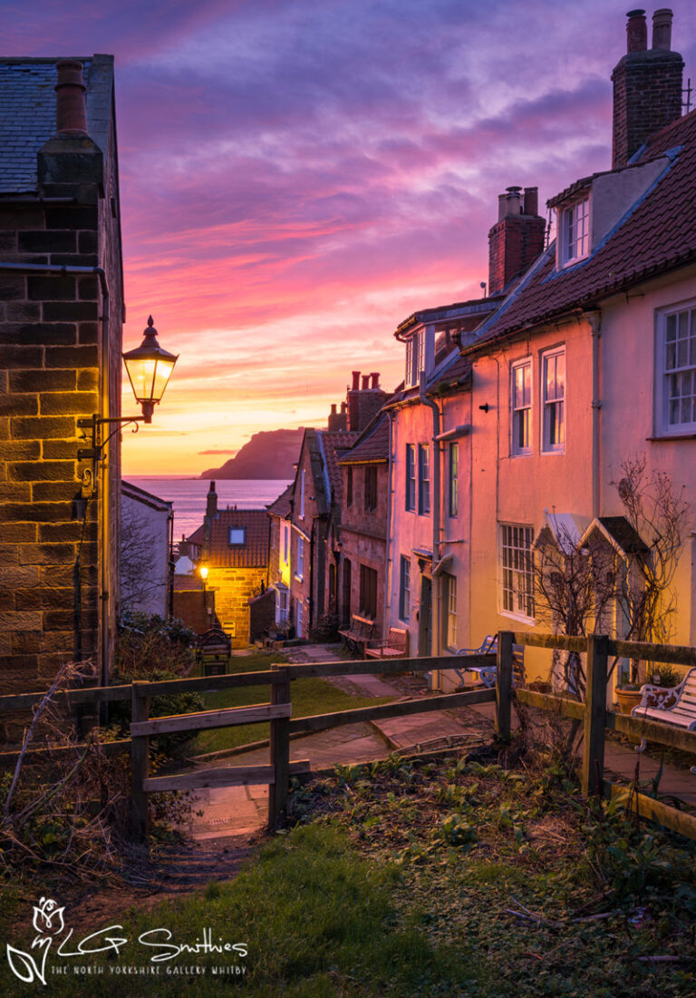 Dawn From The Old School House At Robin Hoods Bay
