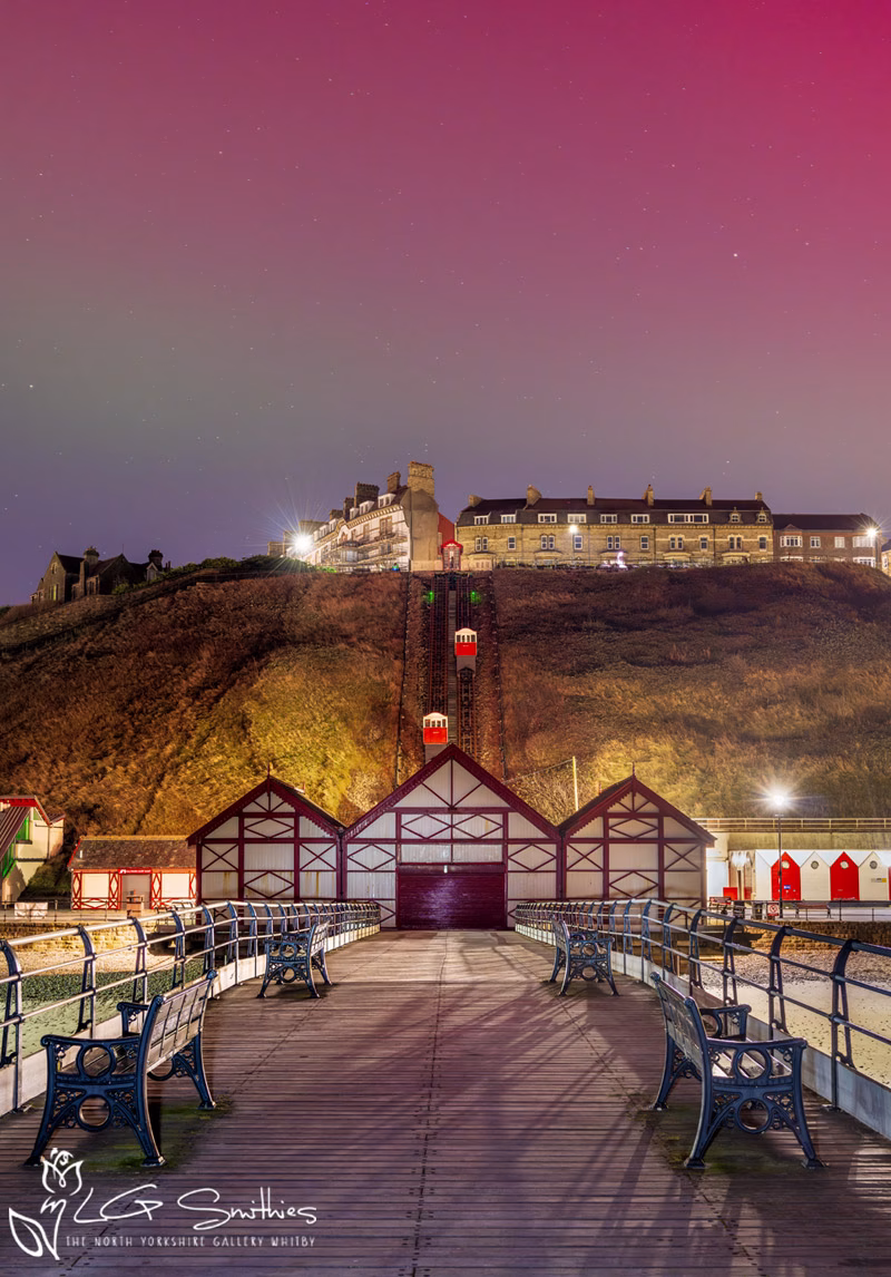 Northern Lights From Saltburn Pier Northern Lights From Saltburn Pier