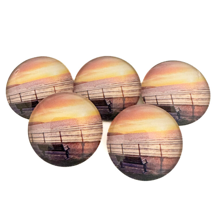 Filley Sunrise Pebble Magnet