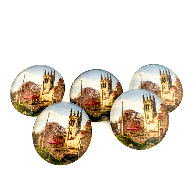Helmsley Daffodills Pebble Magnet 1 Helmsley Daffodills Pebble Magnet