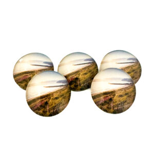 Skinningrove Sunrise Pebble Magnet