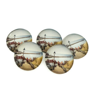 Whitby 199 Steps Daytime Pebble Magnet