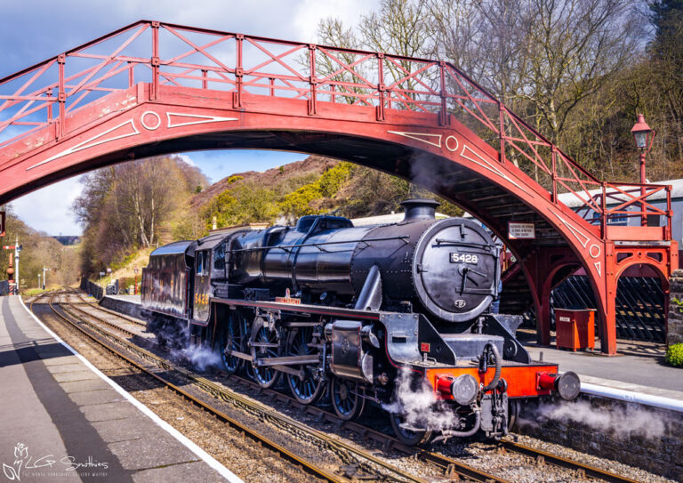 Eric Treacy Under Goathland Stations Cast Iron Footbridge