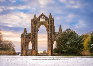 Guisborough Priory in The Snow