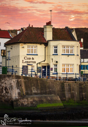 Moonset Over The Cod Staithes