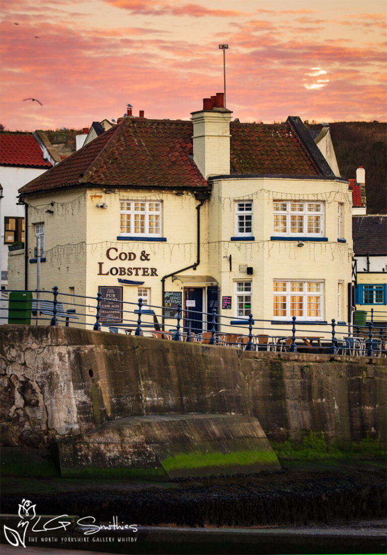 Moonset Over The Cod Staithes