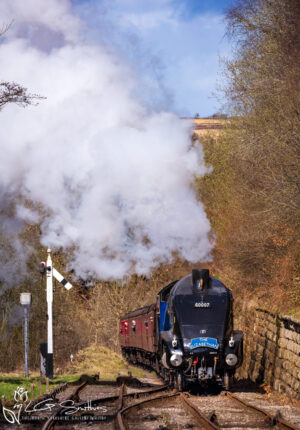 Sir Nigel Gresley Approaching Goathland Station