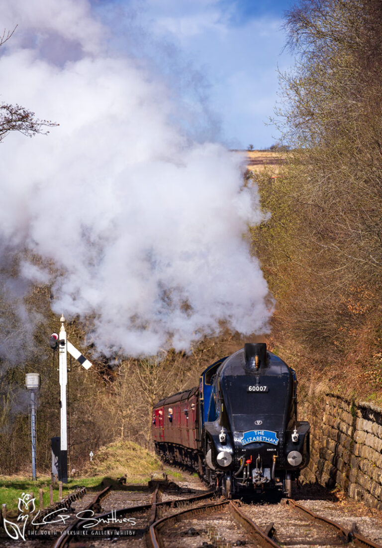 Sir Nigel Gresley Approaching Goathland Station