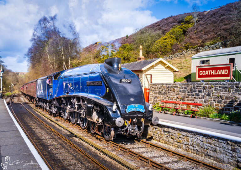 Sir Nigel Gresley Arriving At Goathland Station