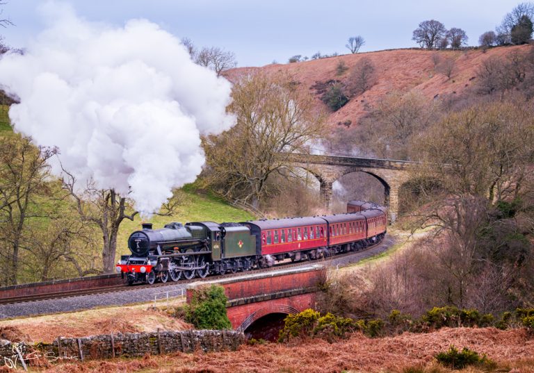 Bahamas Steam Train Cutting Across The North York Moors For The First Time