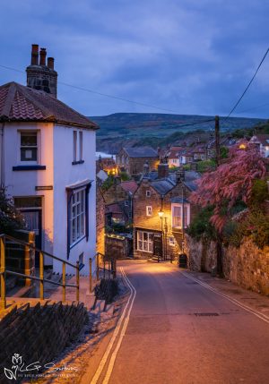 Blue Hour At Robin Hoods Bay