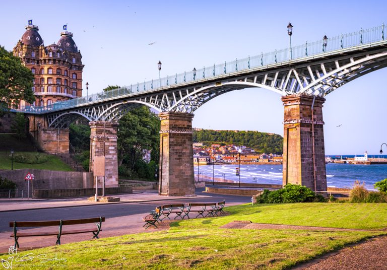 Scarborough South Bay with Spa Bridge and The Grand Hotel