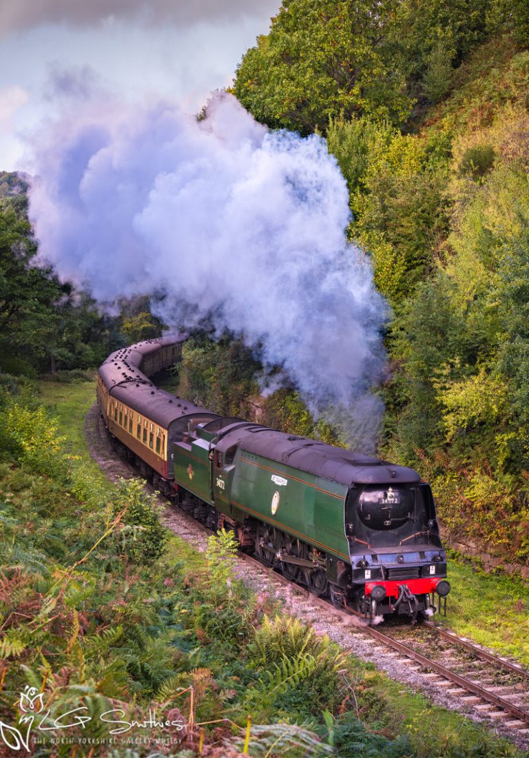 34072 loco During The NYMR Steam Gala 2025