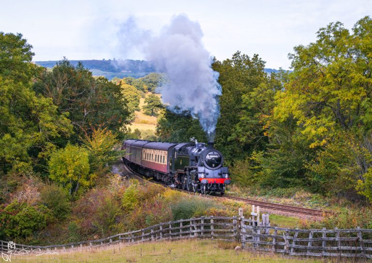 BR Standard 4 Tank No. 80136 During the NYMR 2025 Steam Gala
