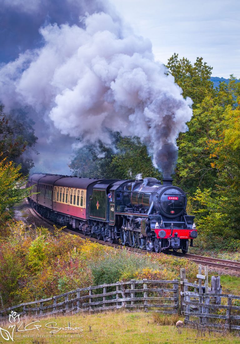 Black 5 No. 44806 During The 2025 NYMR Steam Gala