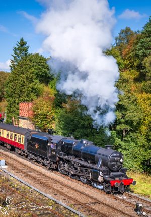 Black 5 No. 5428 Eric Treacy During The NYMR Steam Gala 2025