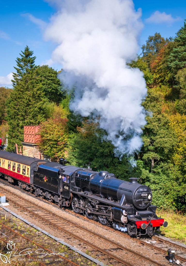 Black 5 No. 5428 Eric Treacy During The NYMR Steam Gala 2025