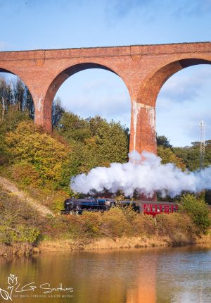 Black 5 No. 5428 Eric Treacy Leaving Whitby