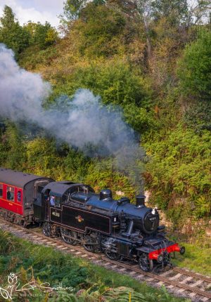 Ivatt 2MT During The North Yorkshire Moors Railway Steam Gala