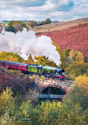 Flying Scotsman At Bridge 31 Water Arc NYMR