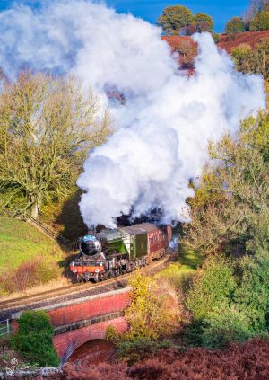 Flying Scotsman At Darnholm NYMR