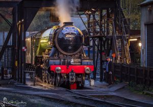 Flying Scotsman At The Inspection Pit Grosmont M.P.D