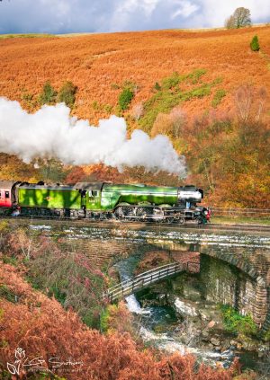 Flying Scotsman En Route To Goathland Station