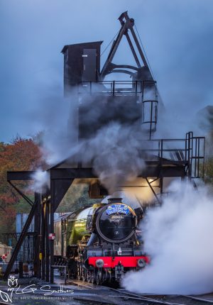 Flying Scotsman Under The Coaling Plant MPD Grosmont