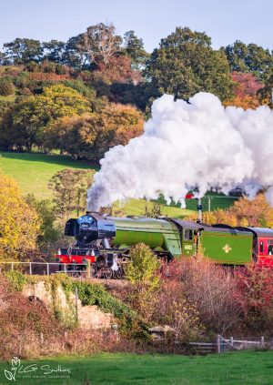 Loco 60103 Flying Scotsman At Esk Valley Cottages
