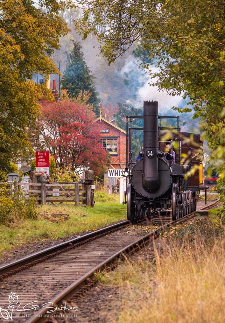 Locomotion No.1 At New Bridge Crossing