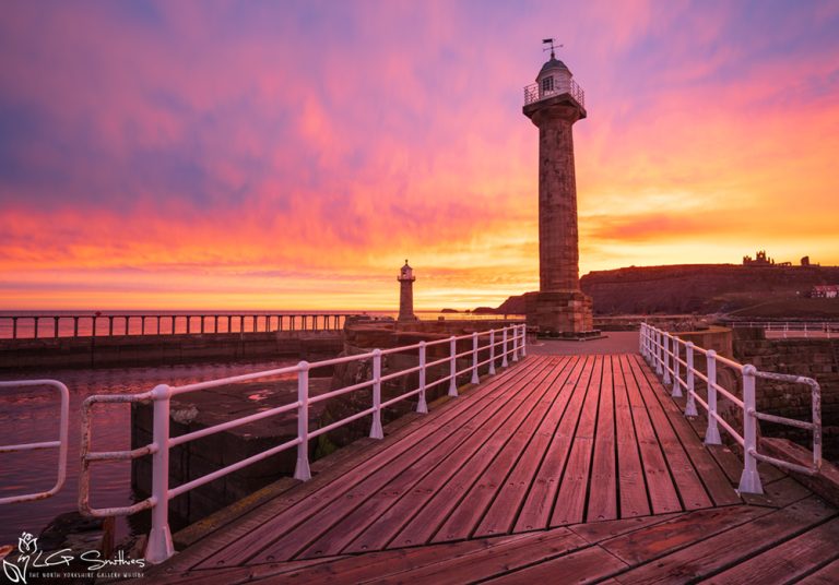 Dawn From the Edge of Whitby