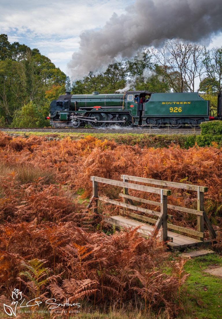 Autumn Steam on the North Yorkshire Moors Railway with Repton