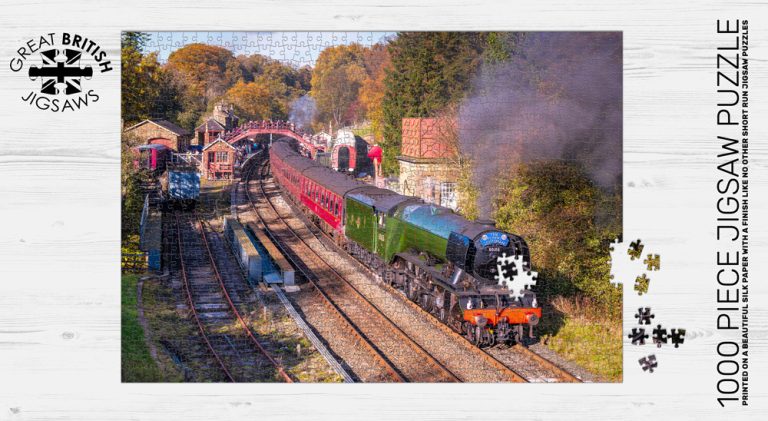 Flying Scotsman Locomotive At Goathland Station 1000 Piece Jigsaw