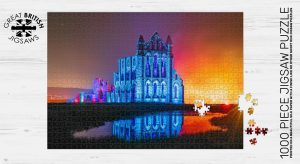 Whitby Illuminated Abbey 1000 Piece Jigsaw