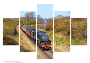 Home 3 The Lancashire Fusilier at Roseberry Topping 5 PCS Wall Art