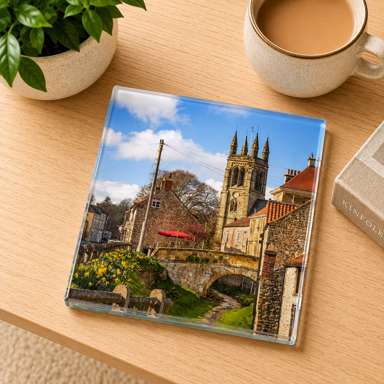 Beautiful Day At Helmsley Glass Coaster 1 Beautiful Day At Helmsley Glass Coaster Coffee Table Decor
