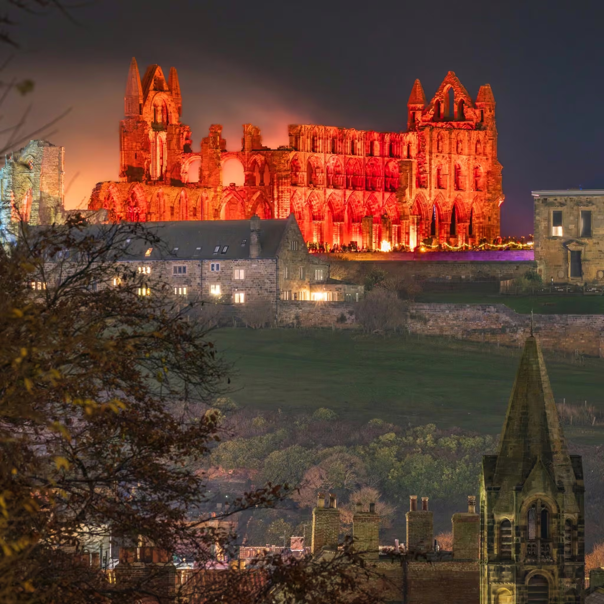 Gothic Whitby Abbey Glass Coaster 2 Gothic Whitby Abbey Glass Coaster Design