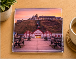 Saltburn Looking Back 2021 Glass Coaster Glass Coaster Coffee Table Decor