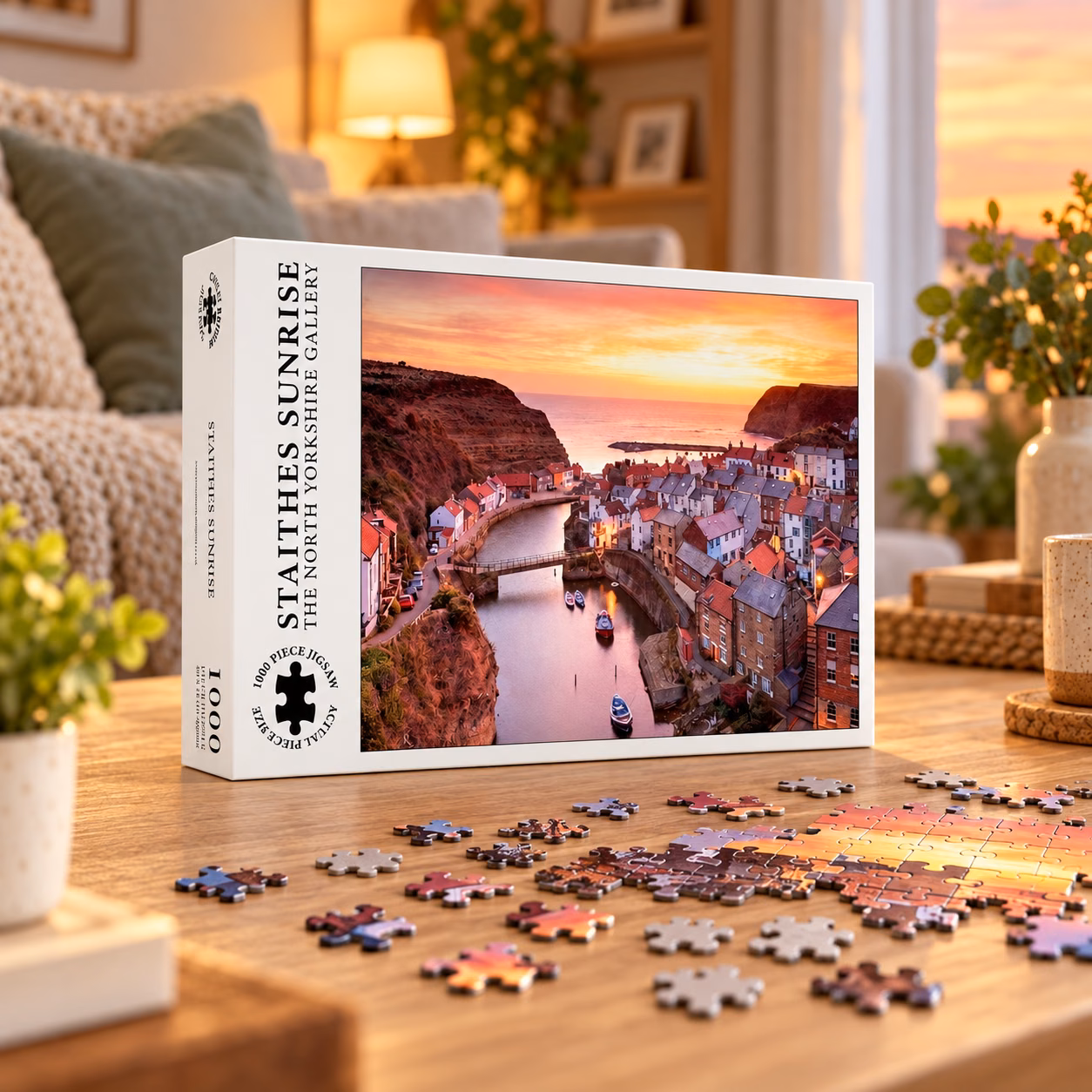 Staithes Sunrise Jigsaw Staithes Sunrise Jigsaw