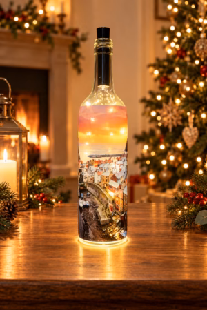 Staithes Christmas Light Up Bottle Lid