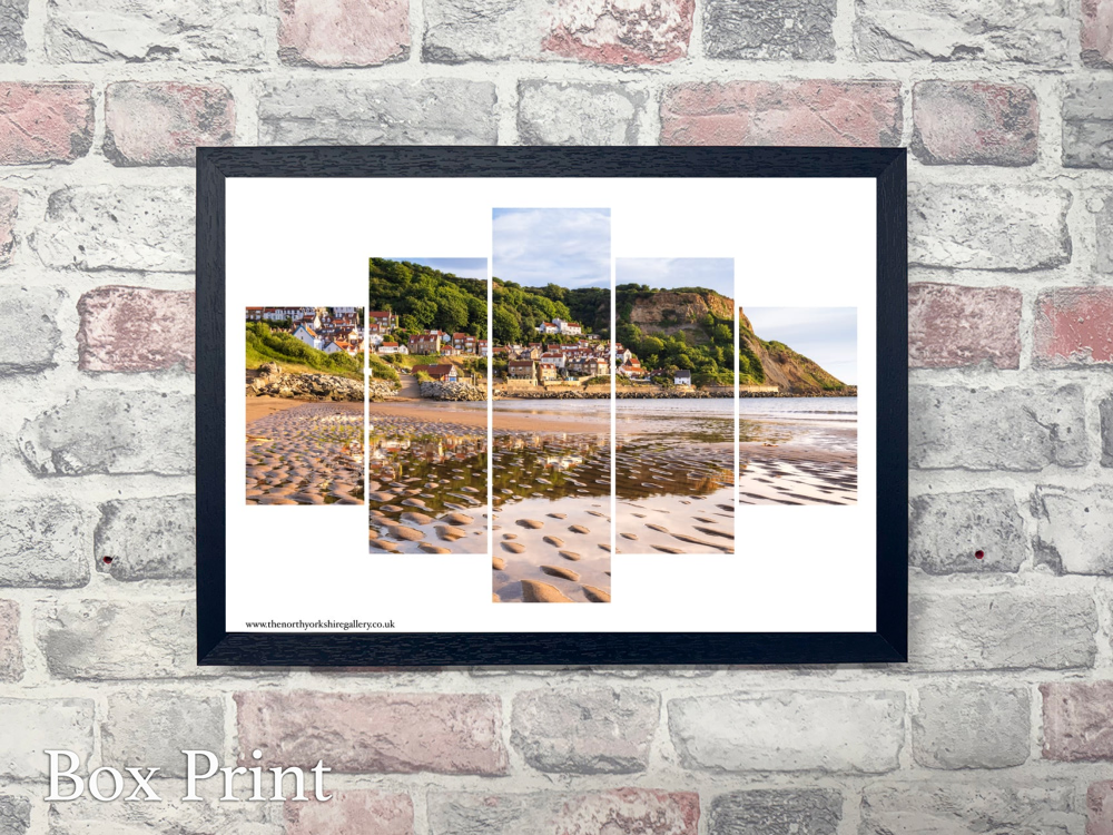 Runswick Bay Yorkshire 5 PCS Wall Art 6 Runswick Bay Yorkshire 5 PCS Wall Art Landscape Box Print